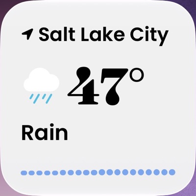 Small home screen widget